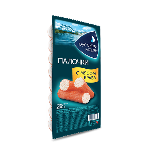Crab sticks imitation with crab meat pasteurized chilled 200g